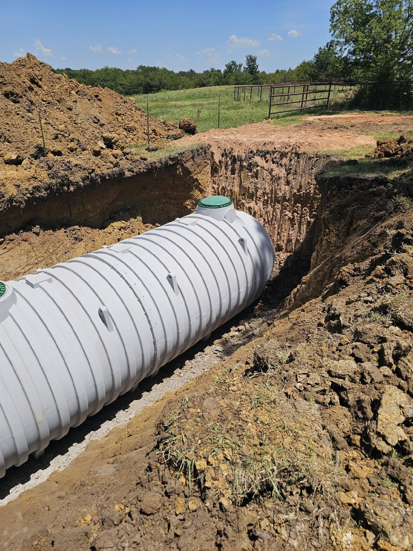 10000 Gallon Underground Tank Install | Envirologix Industries, Melissa, TX | BushmanUSA.com